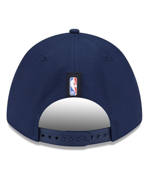 KTZ Blue Minnesota Timberwolves 2025 Nba Draft M-crown A-frame 9forty Adjustable Hat for men