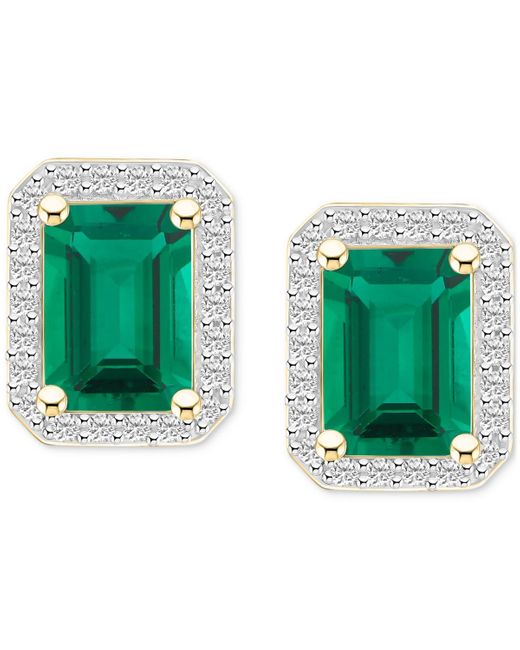 Macy's Green Lab-created Emerald (1-3/4 Ct. T.w.