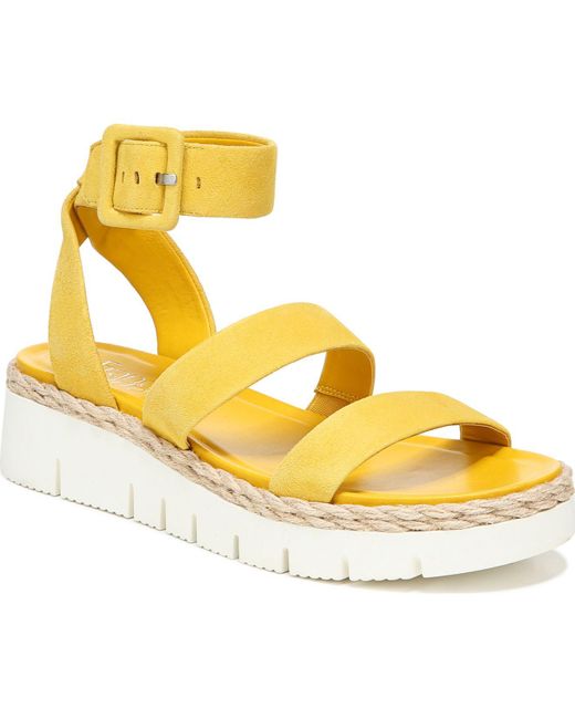 Franco Sarto Yellow Jackson Sport Sandals