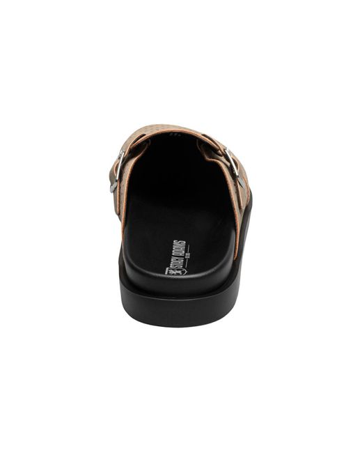 Stacy Adams Brown Montaine Strap Slip In Al for men