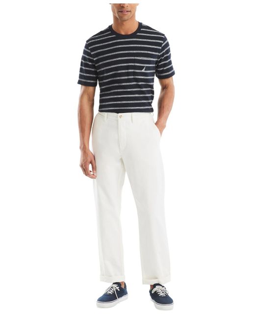 Nautica Black Stripe Crewneck T-shirt for men