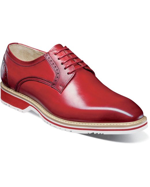 Stacy Adams Red Barringer Plain Toe Oxford for men