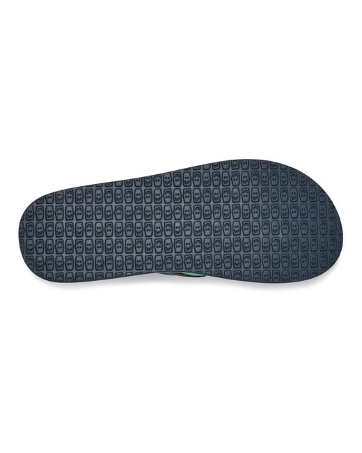 Sanuk Blue Bubblecush Sandals