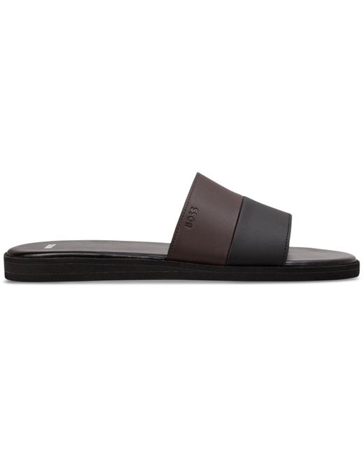 Boss Black Boss By Darrel Bicolor Slide Sandals for men
