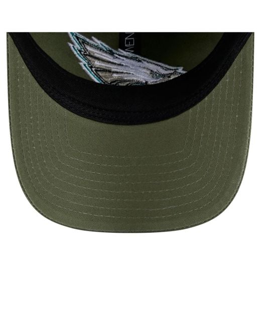 KTZ Green Philadelphia Eagles Main 9twenty Adjustable Hat for men