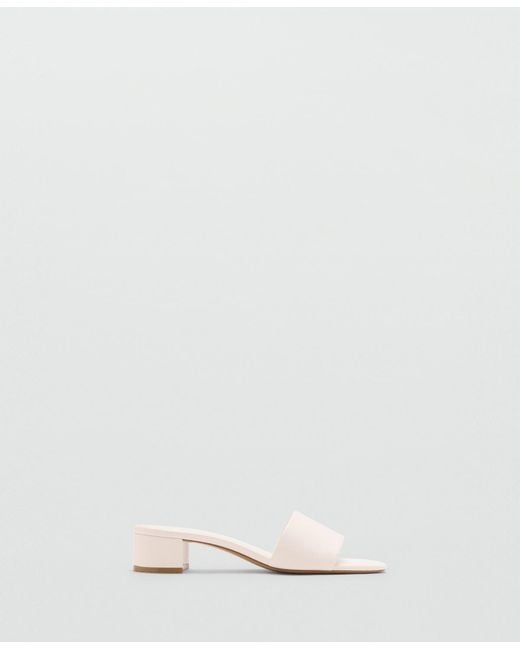 Mango Natural Strap Block-heel Sandals