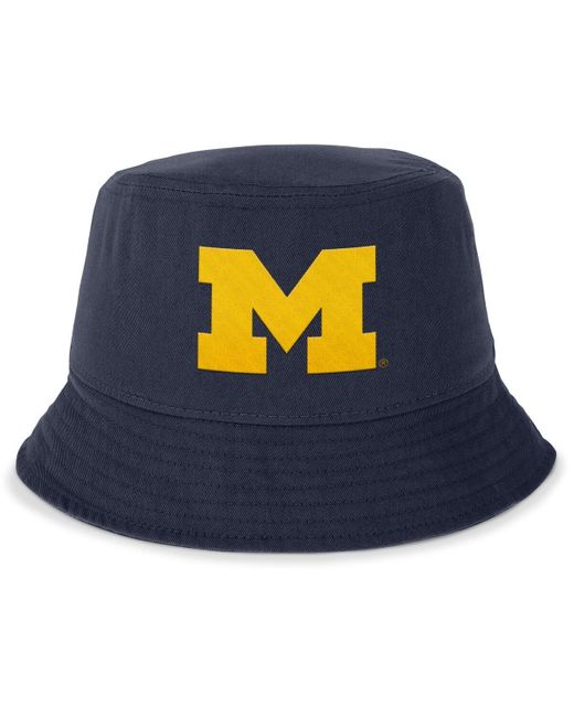 Nike Blue Michigan Wolverines Local Apex Bucket Hat for men