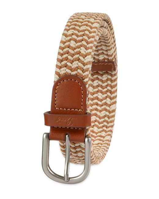 Levi's Natural Fully Adjustable Two-tone Braided Rope Belt