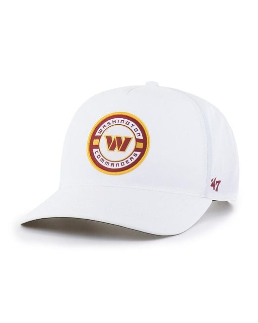 '47 White Washington Commanders Strand Adjustable Hitch Hat for men