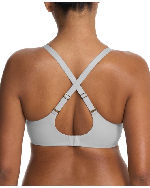 Natori Gray Comfort Evolution Full Fit Memory Foam Convertible Underwire Bra 731337