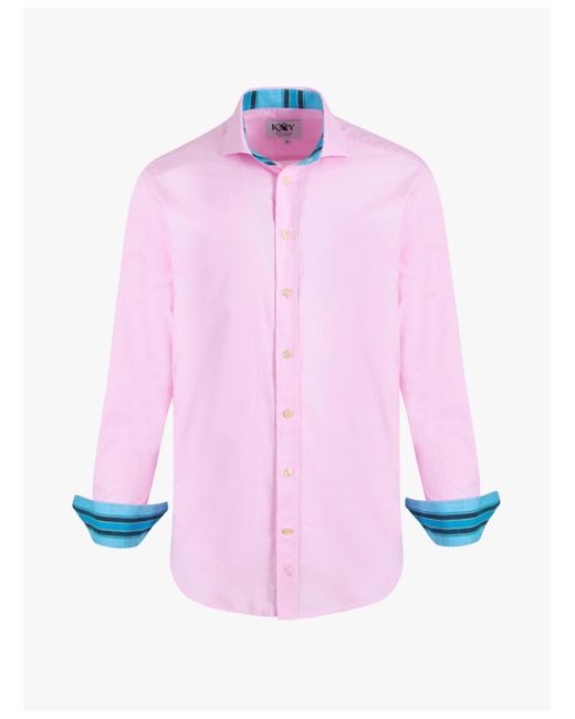 Koy Clothing Pink Button Up Shirt