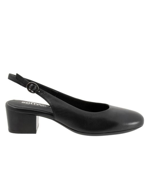 Softwalk® Black Largo Pumps