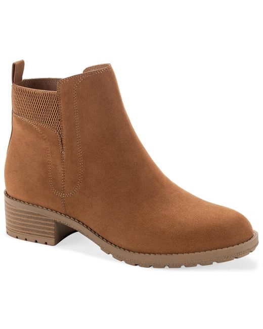 Style Women's Brown Graciee Lug Booties