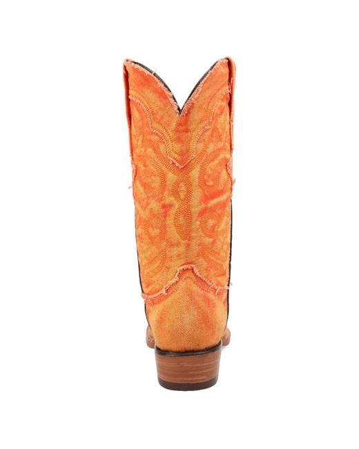 Dingo Orange Big Easy Denim Boot for men