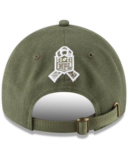 KTZ San Francisco 49ers Salute To Service 9twenty Cap in Green for