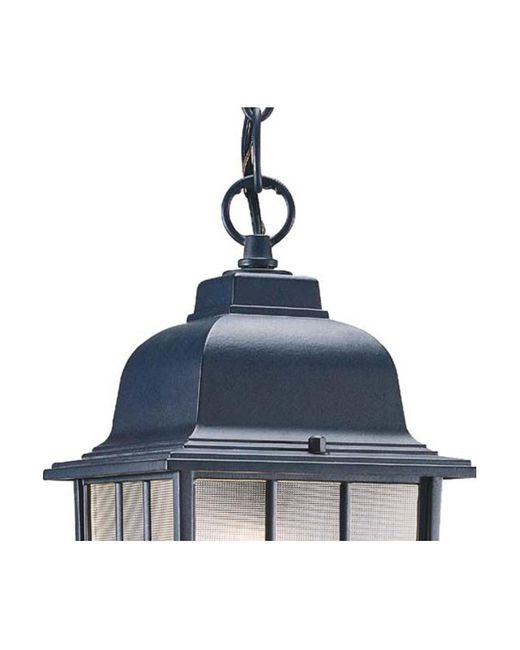 Slickblue Blue Window Pane Lantern Pendant Light – Decorative Lighting For Indoor & Outdoor Use