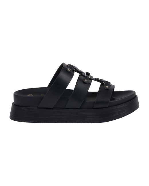 Gc Shoes Black Stevie Strappy Platform Wedge Sandals