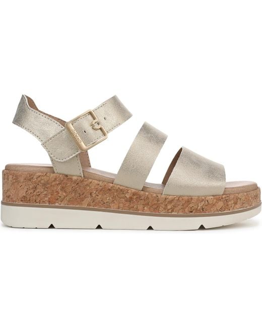 Dr. Scholls Multicolor Once Twice Espadrille Platform Sandals