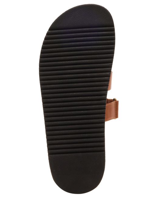 Steve Madden Brown Mayven Footbed Slide Sandals