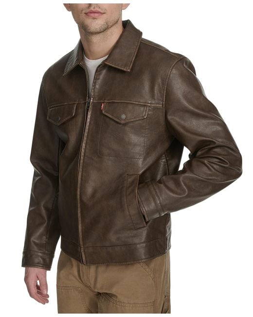 Levi's Brown Classic-fit Trucker Jacket for men