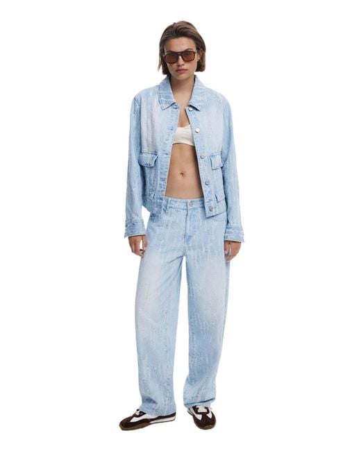 Desigual Blue Denim Jacket