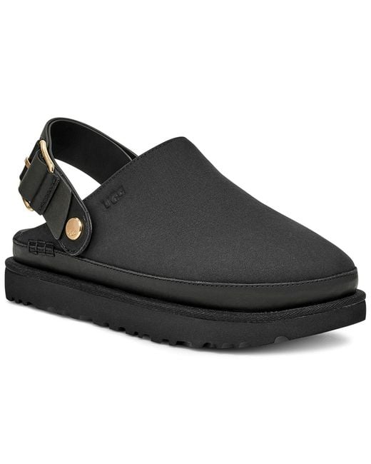 Ugg Black Goldenstar Villa Clogs