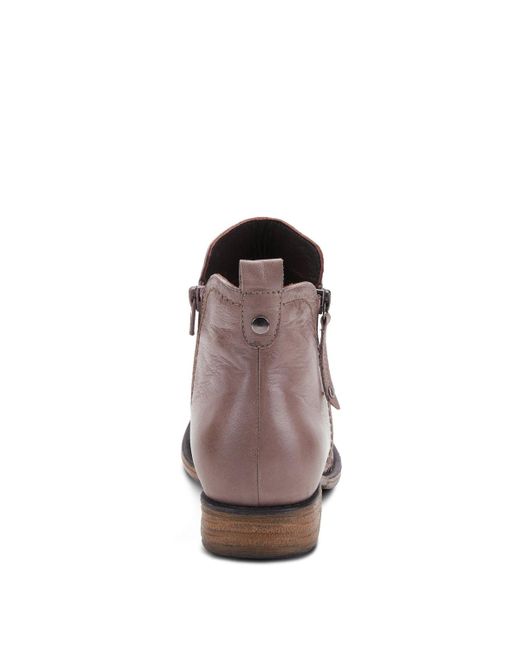 Spring Step Brown Oziel Leather Bootie