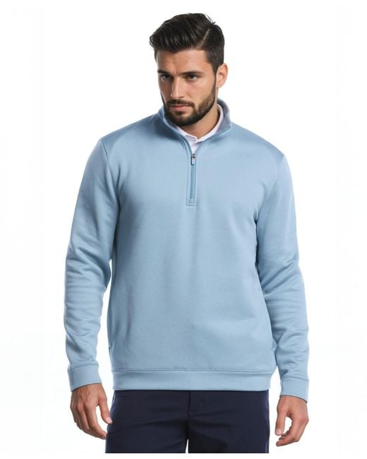 PGA TOUR Blue Pocket Detail Golf Sweatshirt for men