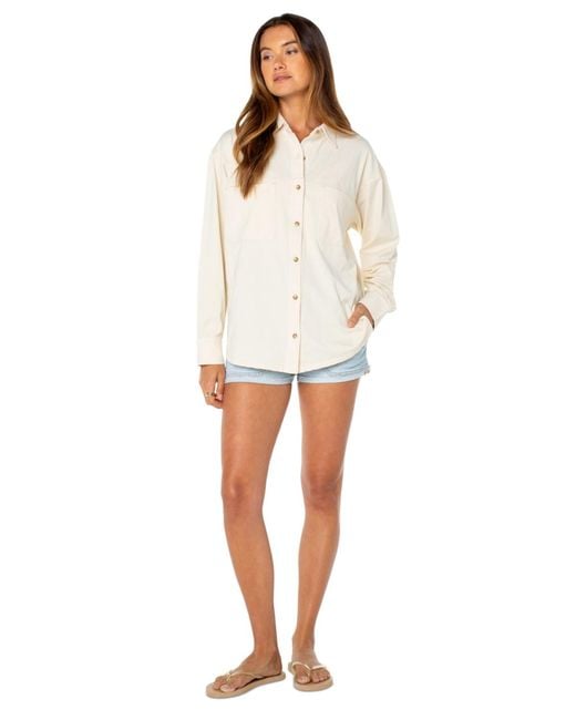 Roxy Natural Sandpiper Button-up Shirt