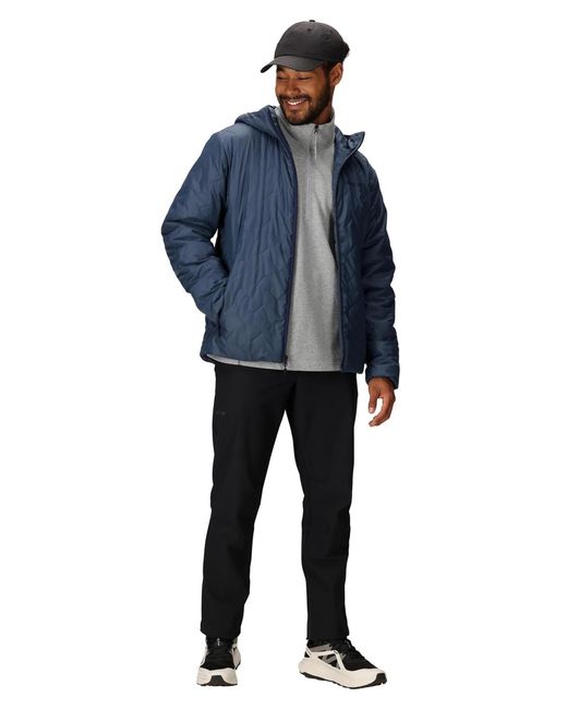 Marmot Blue Monoquilt Hooded Jacket for men