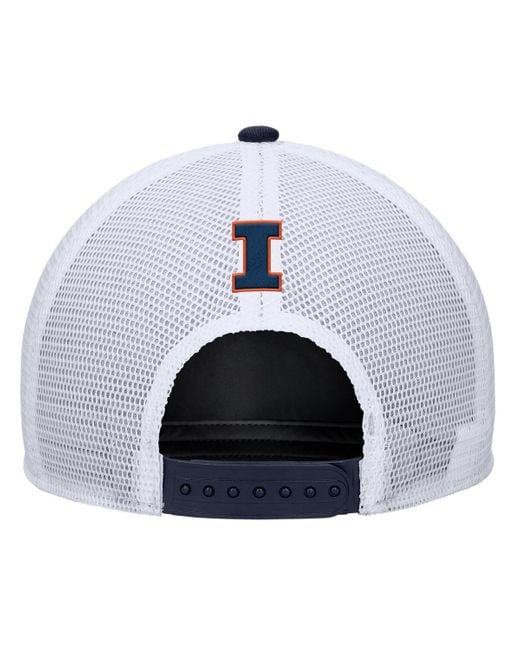 Nike Blue Illinois Fighting Illini 2025 On-field Rise Trucker Adjustable Hat