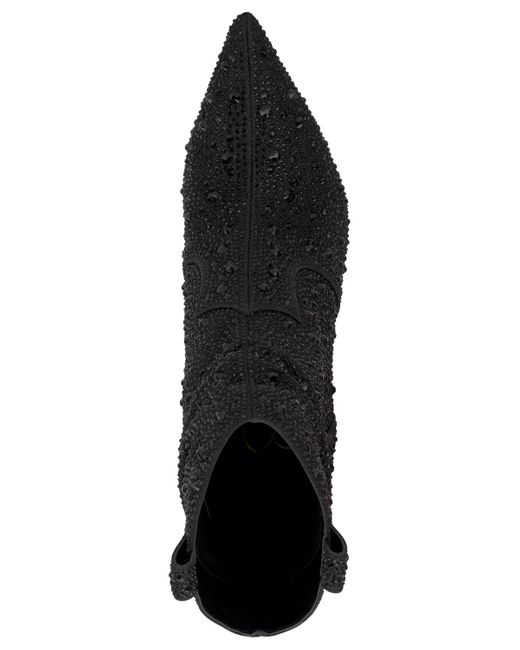 Jessica Simpson Black Evgena Stiletto Western Booties