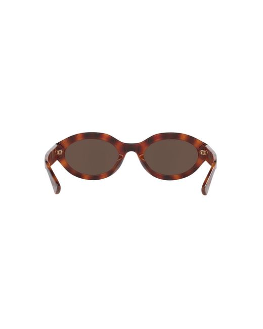 Gucci Brown Rectangle Sunglasses