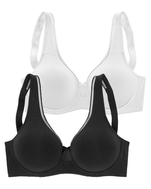 Lascana Brown 2 Pack Minimizer Underwire T-shirt Bras