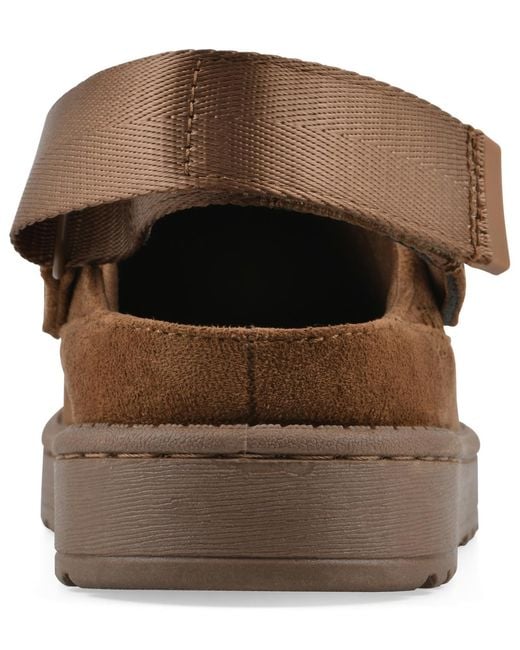 White Mountain Brown Icebound Slingback Clogs
