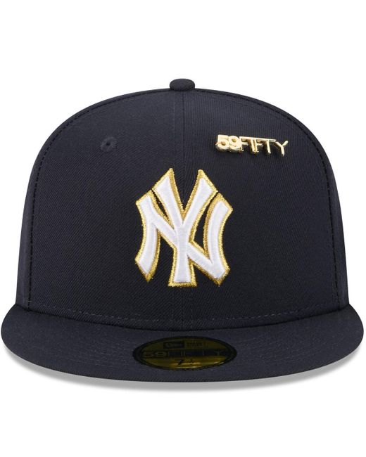 KTZ Blue New York Yankees 2025 59fifty Day 59fifty Fitted for men