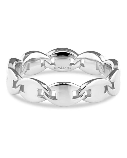 DEVATA Metallic Mariner Anchor Ring