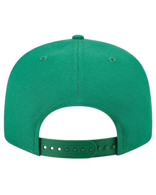 KTZ Green Philadelphia Eagles Main Script 9fifty Snapback Hat for men