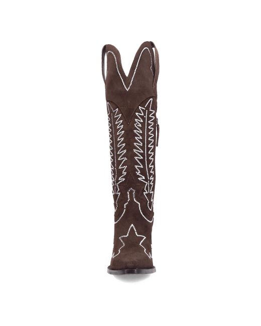 Dingo Brown Double Take Suede Leather Boot