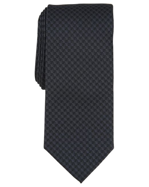 Tallia Gray Tolbert Mini-pattern Tie for men
