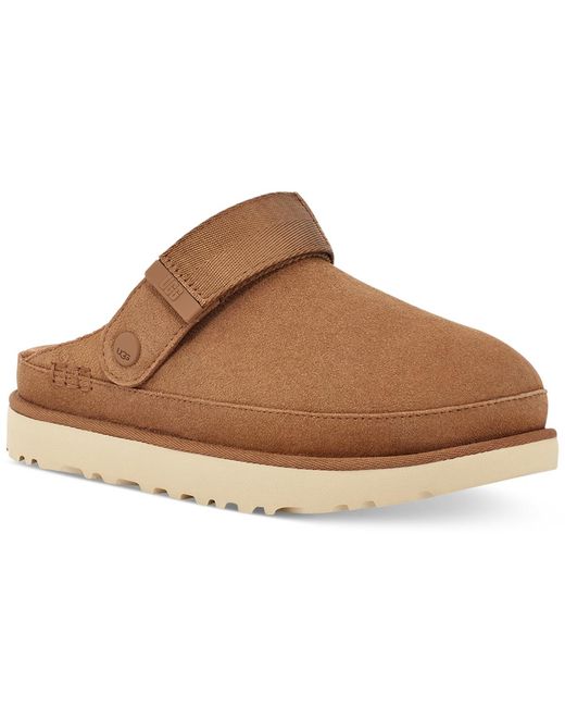 Ugg Brown Goldenstar Slingback Clogs