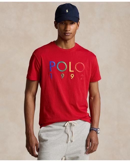 Polo Ralph Lauren Red Classic-fit Polo 1992 Jersey T-shirt for men