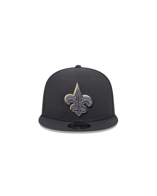 KTZ Black New Orleans Saints 2024 Nfl Draft 9fifty Snapback Hat for men