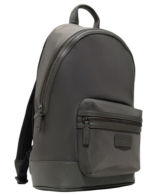 Ted Baker Black Patrick Zipper Backpack for men