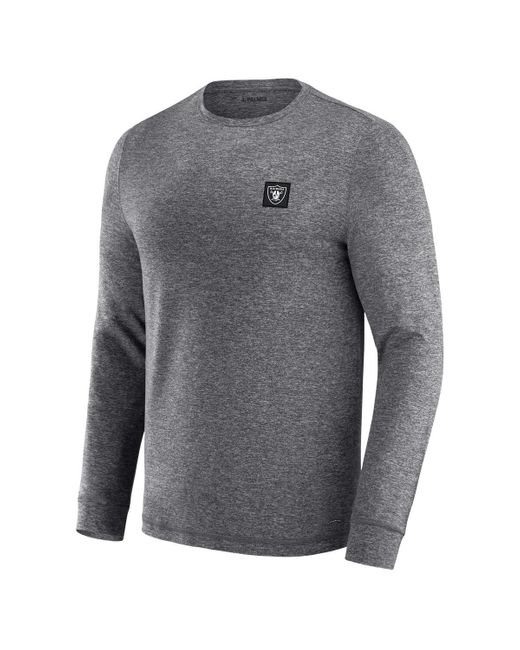 J. Palmer Gray Las Vegas Raiders Four Down Long Sleeve T-shirt for men