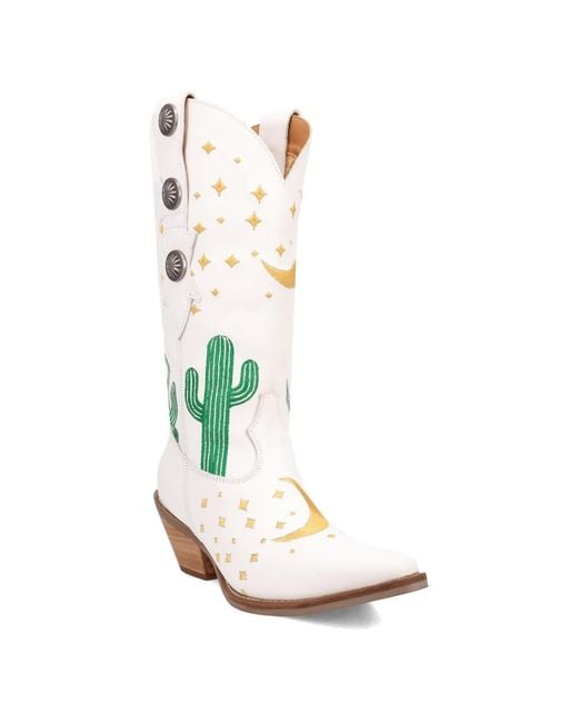 Dingo White Pachita Leather Boot
