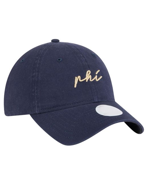 KTZ Blue Philadelphia Union Script 9twenty Adjustable Hat