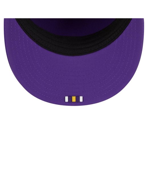 KTZ Purple Minnesota Vikings 2025 Sideline Retro Crown 59fifty Fitted Hat for men