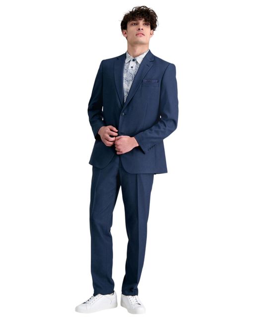 Haggar Blue Travel Performance Suit Separates Jacket for men