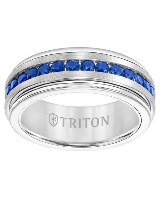 Triton Blue Sapphire Wedding Band (1-1/2 Ct. T.w. for men